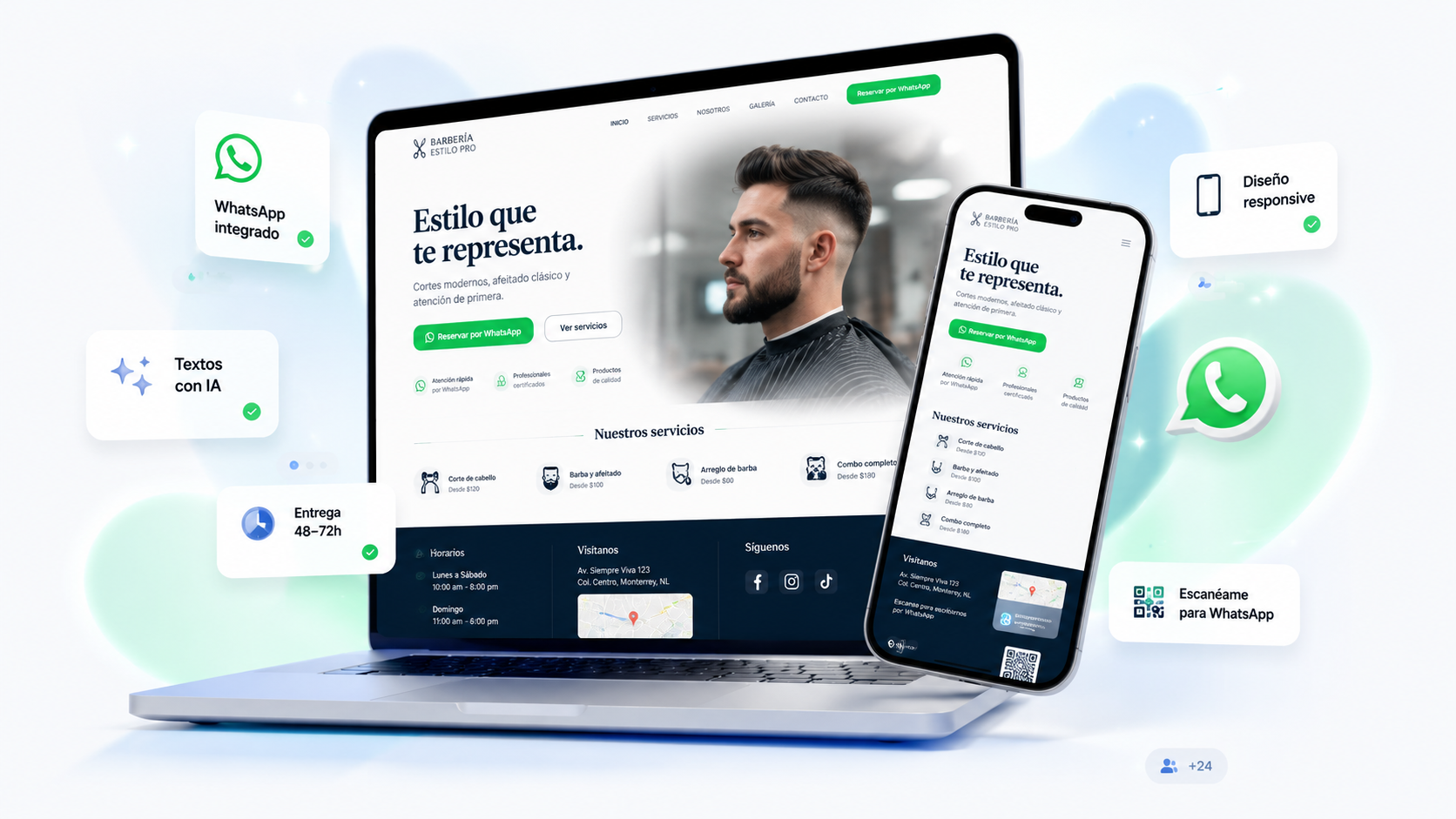 Mockup Premium Landing Page